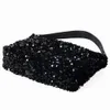 Kvinnor Sparkly Evening Bag Versatile Sequin Glitter Clutch Purse Evening ARMPit Purse For Party Wedding J6XE#