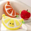 Animals Cartoon Soft Cute Apple Pomegranate Watermelon Lemon Grapefruit Plush Cute Food Fruit Stuffed Doll Toy For Kids Birthday Gifts