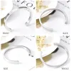 Brins Bracelet de manchette d'urne unisexe Utilisation de la vis à vis Human Human Pet Holder Free Grave Inoxydless Steel Never Fade KeepSake Bangle