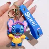 Cartoon Keychain Car Doll Sac Pendant Caeyring Gift for Kids Friends Accessoires en gros support de porte-clés