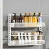 Kitchen Storage Spices Rack Organizer Non Punching Multifunctional Shelf Over Door Organization For Jars Containers Bottles