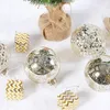 Party Decoration Christmas Ornaments Balls 4 PCS Sparkling Tree Pendant Ornament Navidad Hangings Ball Accessories