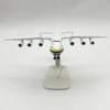 Decorative Figurines Metal Alloy Antonov An-225 Mriya Airplane Model 1/400 Scale Toy For Collection
