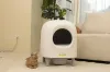 Besturing Automatische slimme kat kattenbakje Auto zelfreiniging Sandbox WiFi Ondersteuning afstandsbediening Pet gesloten lade toilet afneembare bedpannen