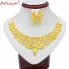 ネックレスAdixyn India Necklace/Earrings Jewelry for Women/Girlsgold Color/Copper African/Ethiopian Engivergian Gifts N03142