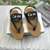 Designer cnloel Sandals Slide Letter loafers Sandals Luxury women Slippers Woody Clogs Mule Flat Sandals Slippers Women's Pink Slippers Summer Beach Platform