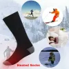 Socks Winter Warm Electric Heating Socks for Outdoor Skiing Cycling Camping Hiking Battery Powered Heated Sock for Men Women Stockings