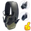 Tillbehör Antinoise Shooting Earmuffs Tactical Electronic Hearing Protection Outdoor Hunting Headset Hunting Ear Muffs