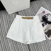 Kvinnors shorts designer vår/sommar ny pra nanyou gaoding fritid original su feng tungt industrimälta i par med mångsidig elastisk midja fast färg ufb2