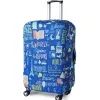 アクセサリーTRIPNUO厚い青い都市荷物カバースーツケーストランクケースの保護カバー19''32 ''スーツケーストラベルアクセサリーに適用