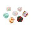 Toys chauds!4cm drôles de chat Fashion Création mignon Ball en peluche fausse plume cloche Cat mâchonnet jouet jouet jouet de chat fournit des accessoires pour animaux