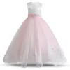 Girls Princess Lilac Pageant Long Robe Kids Tulle Prom Ball Robes