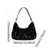 Kvinnor Sparkly Evening Bag Versatile Sequin Glitter Clutch Purse Evening ARMPit Purse For Party Wedding R1PC#