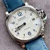 Pannerai Watch 럭셔리 디자이너 Lu Min Nuo du er 시리즈 자동 기계 남성 캘린더 42mm 빛나는 PAM00906