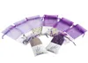 Purple Cotton Organza Lavender Sachet Sag Diy Fleur séchée Bursa Douce armoire Mouloudproof Gift Sac DH48639711904