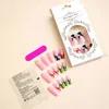 False Nails Halloween Theme Ghosts Artificial Nail Waterproof & Reusable With File For Girl Clothes Dress Matching