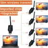 Stick 50m Wireless HDMI Extender Vidéo Transmettre le récepteur 1 à 2 3 4 1x4 Affichage pour PS3 / 4 PC d'ordinateur portable de la caméra sur le projecteur du moniteur de télévision