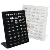 Display Fashion Black/Gray Velvet Display Case Jewelry Ring Displays Stand Board Holder Storage Box Jewelry Gifts Box