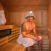 Beretten sauna hoed douchekappen bad emmer hoeden haar groot voor vrouwelijke badende meisjes