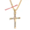 Classic The Fast and the Furious Cross Collier Christian Believerst Colliers Jewelry Women and Men Collier
