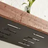 Rekken keukenroman keuken accessoires kruidenrek keuken organisator planken badkamer shampoo houder opslag plank metalen wandpanelen