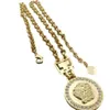 قلادة مصمم الأزياء ضد خطاب قلادة Banshee Medusa Head 18K Gold Plated Womens VE7226P