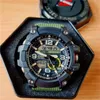 Iced Out Watch Sports Digital Quartz Men's Watch Full Function World Time Time LED LED AUTO LEVING Light 1000 Série