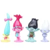 Actionspielzeug Abbildungen 3-6cm 12pcs/Set Trolle Branch Critter Skitter-Figuren Trolle Kinder Trolle PVC Actionfigur Spielzeug Cartoon Charakter Kinder Geschenke T240506