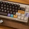 Claviers Glove X Domikey Choco Donuts Thème Keycap 152KEY Set Full Cherry Profil PBT Dyesublimation Cap pour le clavier mécanique