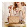 Light Luxury Bag Leather under Shoulder Chain Bag Tote Bag Vintage Printed Large Capacity Mahjong Bag Skew Womens Bag Mm