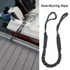 Accessoires 2 stks Bungee Dock Line Meering touw Bungee Docking Touw 4ft Rope Rekbaar Meer Rope Foam Float Visboten Kayak Accesso