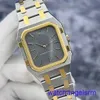 AP Armband Uhr Chronograph Damen Watch 18k/feines Stahlmaterial Quarz Bewegung Dunkelgrau Zifferblatt Gold Uhr