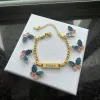 Brins duoi name papillon bracelet lettres personnalisées charmes charmes nameplate chaînes bracelet acier inoxydable pour les enfants