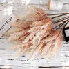 Kwiaty dekoracyjne Faux Pampas Grass Green Plant Artificial Bride Wedding Party Dekoracja