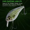 Tillbehör Gobass 5st Rattling hårt bete för gädda fiske lure set 80mm flytande wobblers crankbaits fiske tackla lådan svarta minnow lockar