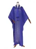 Robes décontractées Dubaï Africain Kaftan Hijab Abayas Mariage Party Luxury Diamond Silk Femmes Vêtements Boubou Nigerian Robe Headtie