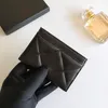 Luxury Women's Leather and Card Men's Bag Fashion Classic Mini Bank Walls Cardholder's Small Ultra Thin Coin Purses Key Walletolder's