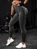 Treavilhões femininos Yoga Fitness Fitness Treinamento contínuo Pontas apertadas Pressões elegantes calças de ginástica calça feminina YQ240422