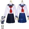 Anime kostymer yozakura mutsumi cosplay anime uppdrag yozakura familj cosplay skol uniform jk klänning kvinnor anime roll play hallown come y240422