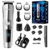 Display digitale Kemei originale All in One Hair Trimmer for Men Hybonew Beard Electric Clipper Kit Taglio di capelli 240411