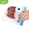 Sealadores Saengq Handheld Food Vacuum Sealer Packaging Machine Film Film Film Selador USB Vacuum Packer com 5 ou 10pcs de zíper a vácuo sacos