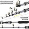 Accessoires Proceros Visstang Reel Set 1,8 m Telescopische staaf 5.2: 1 Hoge snelheid Spining Reel Combo Bag Lijn Aas Hooks Set