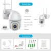 Cameras 8MP PTZ Camera WIFI Mini Speed Dome IP Wireless Camera Night Vision Auto Tracking H.265 P2P Outdoor Video Surveillance Cameras