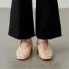 Fedonas rivets femmes appartements authentiques boucles en cuir printemps d'été pour la mode soft en cuir Mary Jane Flats Chaussures femme 240419