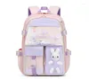 Рюкзак Kids Multi-карманный подросток-девочки Kawaii Bookbage Lightweight School Sack для старших учеников колледжа Travel Rucksack