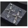Necklaces Trendy Men Women S925 Sterling Silver Jesus Cross Necklaces Pendant for Male Female Birthday Party Jewelry Accessories