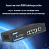 Routers POE Switch 1000Mbps Full Gigabit Switch 4 Port + 1 Uplink Fast Ethernet Switch Network RJ45 52V Power for IP Camera/ Wifi Router