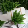Decorative Flowers Faux Pine Branch 30 Realistic Artificial Branches For Diy Christmas Wreaths Home Decor Reusable Green Plants Supplies