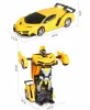 Robot trasformazione auto auto 1:18 deformazione rc giocattolo auto a induzione gesto rilevare modelli di auto controlla