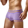 Underpants 1pc Men da cintura baixa Menas de roupa íntimas boxers shorts Lingerie Bolsa frontal aberta respirável calcinha